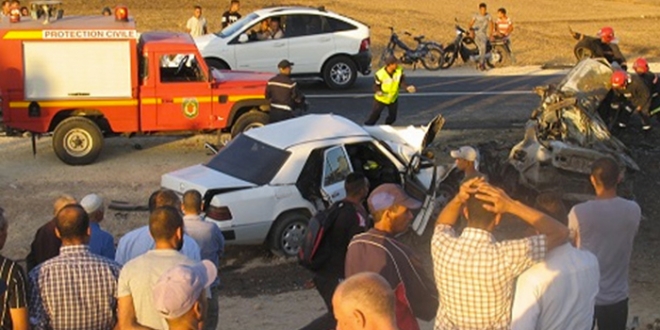 Terrible accident de la route à Settat: au moins 7 morts