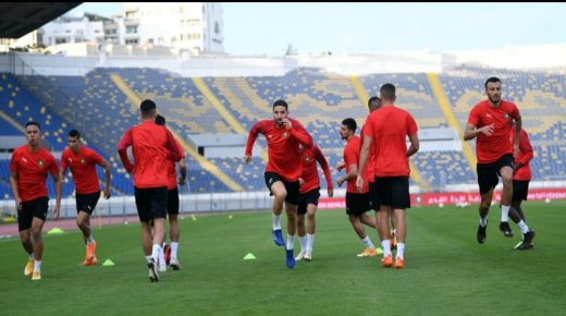 Eliminatoires CAN (3ème journée): dernier entrainement des Lions de l’Atlas avant le match