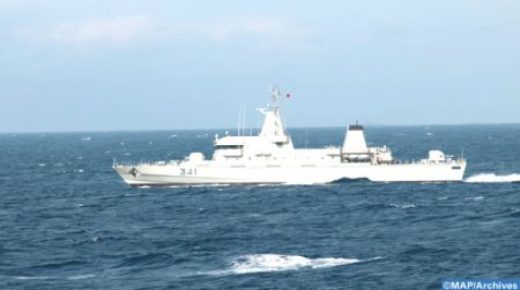Avortement par la Marine Royale d’une opération de trafic de stupéfiants au large d’Al Hoceima: 1,5 tonne de chira saisie