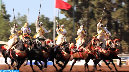 Coup denvoi, lundi (17/06/2019) à Rabat, de la 20è édition du Trophée Hassan II des arts équestres traditionnels, (Tbourida), organisée du 17 au 23 juin à Dar Es-Salam à Rabat, Sous le Haut Patronage de SM le Roi Mohammed VI.